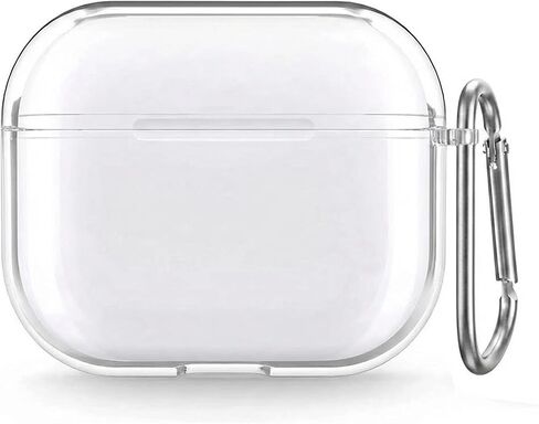 لعلبة AirPods 4 لامعة | حافظة AirPods الجيل الرابع باللون الوردي (موديل A3058/A3059) | تصميم الأزهار لحافظات iPod Air pods 4 مع سلسلة مفاتيح | حافظات Airpods Gen 4 للنساء والفتيات (وردي لامع) in Kuwait