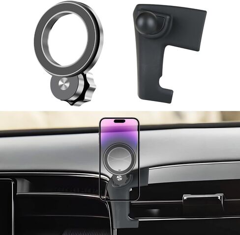 Car Magnetic Phone Mount for Hyundai Tucson 2022 2023 2024 and Hyundai Santa Cruz 2022-2024 Auto Interior Accessories Best Cellphone Holder Mobile Cell Phones Navigation Charging Screen Stand in Saudi Arabia