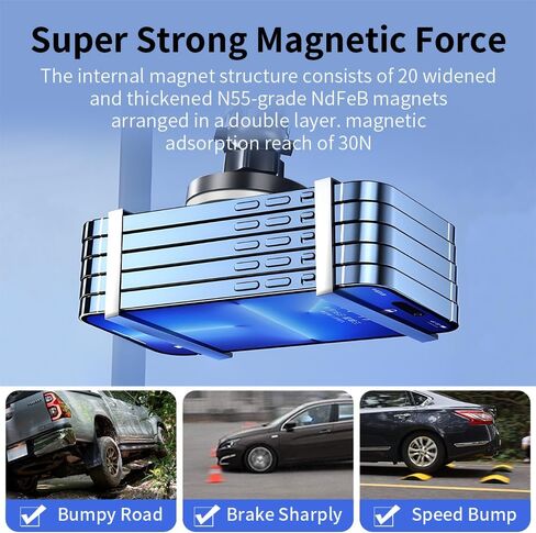 Car Magnetic Phone Mount for Hyundai Tucson 2022 2023 2024 and Hyundai Santa Cruz 2022-2024 Auto Interior Accessories Best Cellphone Holder Mobile Cell Phones Navigation Charging Screen Stand in Saudi Arabia