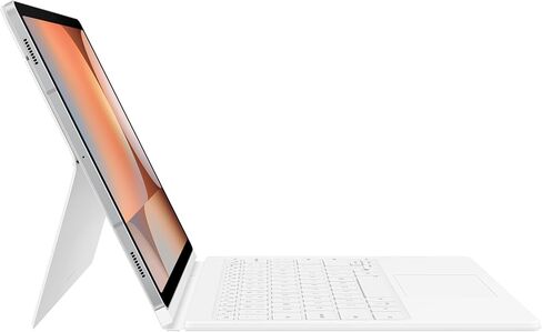 Samsung Galaxy Tab Book Cover Keyboard Ai Key لجهاز Galaxy Tab S10+ وS9+ وS9 FE+، منصة قابلة للفصل، تجربة تشبه الكمبيوتر الشخصي، مشاركة لوحة المفاتيح اللاسلكية، الإصدار العالمي - أبيض in Saudi Arabia