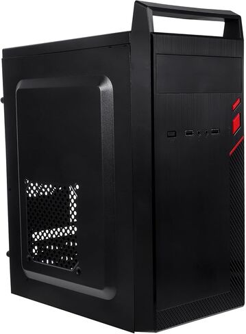 Mini Small Form Factor Computer Case Portable Desktop Chassis Compact Gaming and Office Computer Host Container with USB Ports for Home and Small Workspace Use in Saudi Arabia