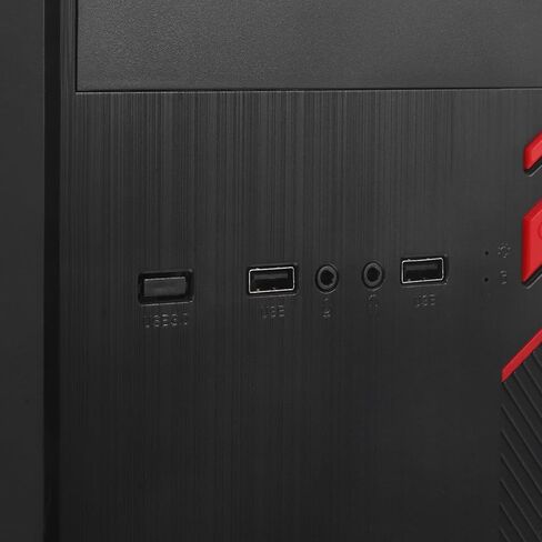 Mini Small Form Factor Computer Case Portable Desktop Chassis Compact Gaming and Office Computer Host Container with USB Ports for Home and Small Workspace Use in Saudi Arabia