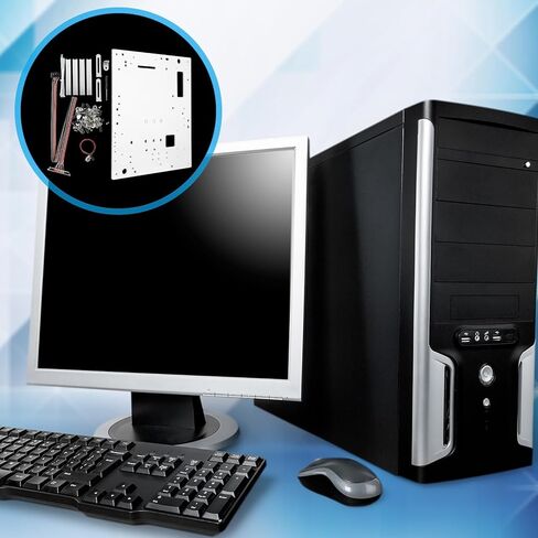حافظة كمبيوتر بإطار مفتوح مع لوحة USB، حامل إطار صغير للكمبيوتر الشخصي في الهواء الطلق للوحة الأم Mini وMicro ATX لتجميع أجهزة الكمبيوتر المكتبية in Kuwait