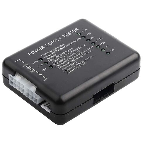 Yctze 20/24 Pin HDD Floppy Power Supply Tester Checker for Computer, ATX PSU Motherboard Test Bench Unit in Saudi Arabia