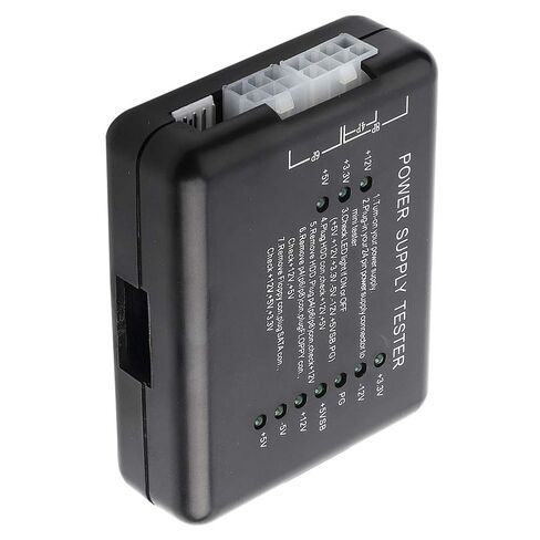 Yctze 20/24 Pin HDD Floppy Power Supply Tester Checker for Computer, ATX PSU Motherboard Test Bench Unit in Saudi Arabia