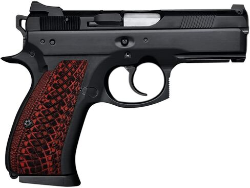 مقابض يد رائعة G10 لـ CZ 75/85 Compact، CZ P-01، P100، C100، Tristar T100، CZ PCR، CZ 75 D، مقابض مسدس سوداء متضمنة، نسيج مقياس الثعبان العدواني in Saudi Arabia