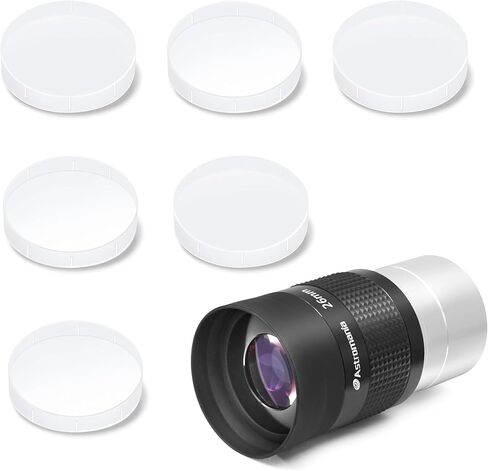 Astromania 2" Kellner FMC 55 Degree Eyepiece 26mm - Bundle with - 6 Pcs 2 Inch Eyepiece Dust Cover in Saudi Arabia