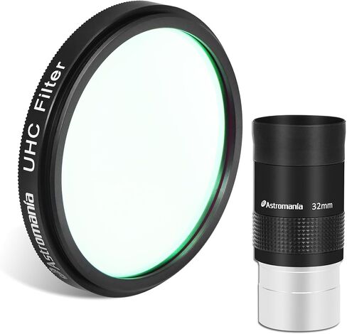 Astromania 2" Kellner FMC 55 Degree Eyepiece 32mm - Bundle with - 2" UHC (Ultra High Contrast) Filter in Saudi Arabia