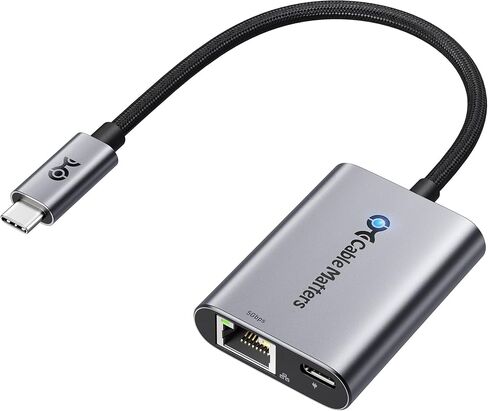 كابل يهم محول USB C إلى 5 جيجا بايت إيثرنت مع شحن 140 وات، محول USB C إلى إيثرنت 5 جيجا بايت، متوافق مع USB4، Thunderbolt 5/4، MacBook، أجهزة الكمبيوتر المحمول وأجهزة USB-C in Kuwait