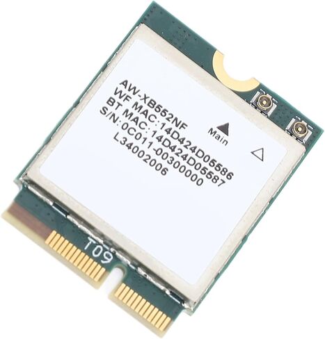Dpofirs Wireless Card Adapter, 2400Mbps M.2 MT7902 Reduce Interference High Speed 2.4GHz 5GHz 6GHz Card Easy to Install for PC in Saudi Arabia
