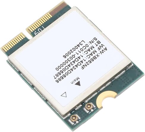 Dpofirs Wireless Card Adapter, 2400Mbps M.2 MT7902 Reduce Interference High Speed 2.4GHz 5GHz 6GHz Card Easy to Install for PC in Saudi Arabia