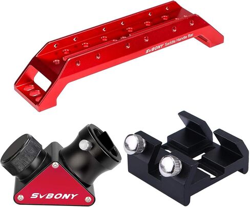 SVBONY SV211 Dovetail Base Telescope Adapter Mount 203mm Bundle with Universal Dovetail Base and SV188P Dielectric 1.25 Inch 90 Degree Mirror Star Diagonal for Optical Telescope in Saudi Arabia