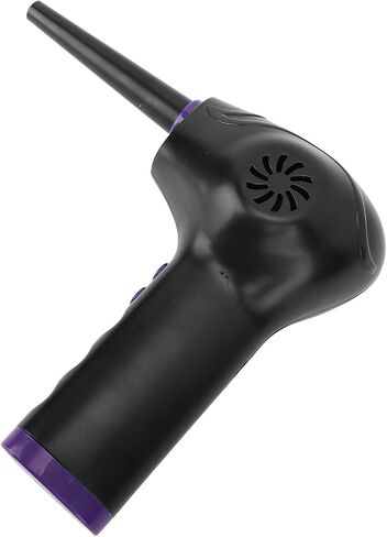 Air Duster 60000RPM 2 Speed Powerful Dust Blower Portable Rechargeable Keyboard Cleaner with 5 Nozzles and Light in Saudi Arabia