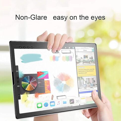 (قطعتان) واقي شاشة ملمس ورقي غير لامع متوافق مع iPad mini 8.3 بوصة (A17 Pro 7th/6th Gen 2024/2021) ناعم مضاد لبصمات الأصابع والكتابة والرسم باستخدام القلم مثل الورق in Kuwait