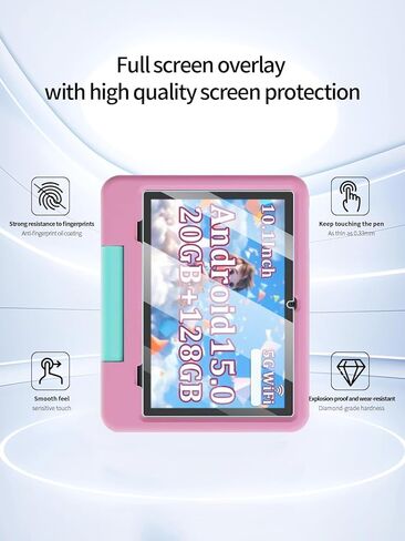 واقي شاشة لجهاز PEICHENG CP31MK Android 15 مقاس 10.1 بوصة، مضاد للخدش بصلابة 9H حساسة للمس، حواف مستديرة 2.5D خالية من الفقاعات، سهل التركيب، عبوتان. in Kuwait