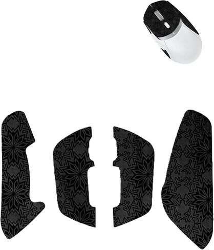 Anti-Slip Grip Tape for Logitech G309 Wireless Gaming Mous,Ultra-Thin Sweat-Absorbing Mouse Skin Sticker Set,Washable Reusable Non-Slip Grip for Esports Gaming Control,Black Printed in Kuwait