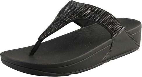 FITFLOP Women's Slide Lulu Crystal Embellished Toe-Post Sandals in Saudi Arabia