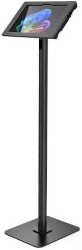 حامل Surface Pro Copilot+ PC مقاس 12 بوصة، حامل أرضي Apex Enclosure Swift - أسود in Saudi Arabia