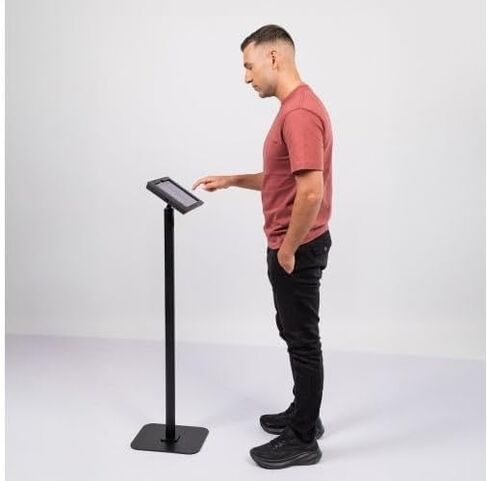 حامل Surface Pro Copilot+ PC مقاس 12 بوصة، حامل أرضي Apex Enclosure Swift - أسود in Saudi Arabia