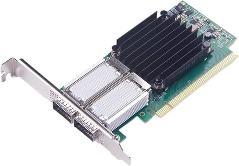 MCX414A-BCAT ConnectX-4 ثنائي المنفذ 40/56 جيجابت PCIe 3.0 X8 QSFP28 بطاقة الشبكة CX414A in Kuwait
