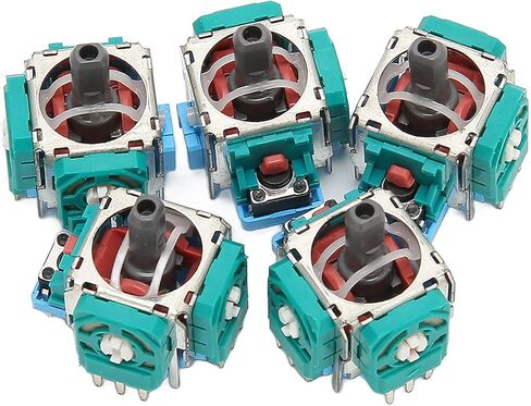 5Pcs Replacement 3D Joystick Analog Stick Module for Game Controller, Premium ABS Material, Stable Performance, Compact Design, for Gamepad in Saudi Arabia