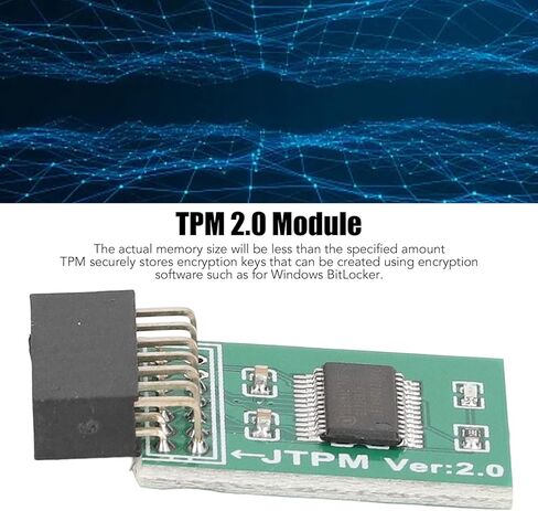 for MSI TPM 2.0 Module Strong Encryption 14 Pin LPC Interface TPM Module Board for Win11 Green Enhance PC Security and Compatibility in Saudi Arabia