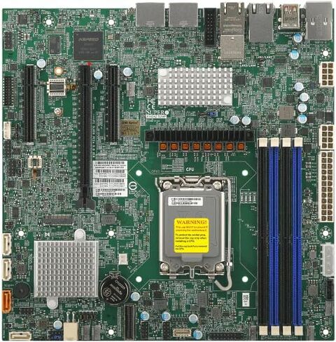 Supermicro X14SAZ-TLN4F Intel® Core® Ultra Single Socket V1 LGA-1851 DDR5 UDIMM Micro-ATX Motherboard in Saudi Arabia