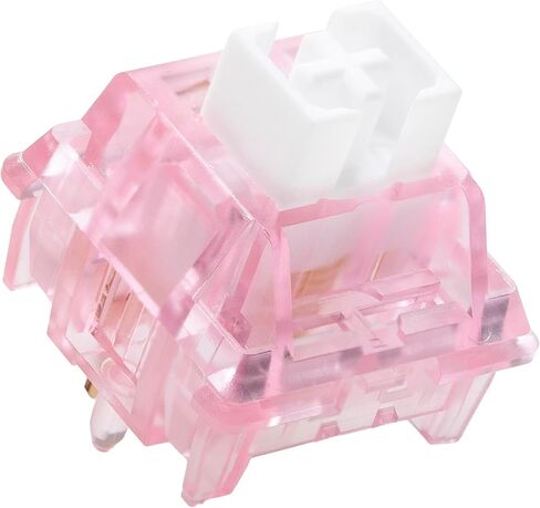 KPREPUBLIC CIY Illusory Color Sakura Switch Linear Switch 37g for Gaming Mechanical Keyboard Pink 60M PC POM Gold Plated Long Spring (CIY IllusoryS Switch x70) in Saudi Arabia