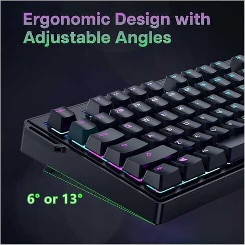 MMOBIEL Mechanical Keyboard for Stream Deck QWERTY Hot-Swappable RGB Keyboard with 6 Programmable LCD Macro Keys & 3 Control Dials for OBS, Streaming, Editing, Productivity – for Windows/macOS in Saudi Arabia