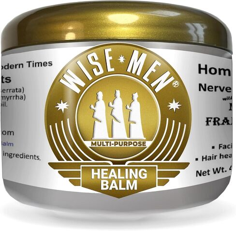 Wise Men Healing Balm with Myrrh and Frankincense Essential Oils for Neuropathy, Sciatica and Nerve Pain Massage and Skin Moisturizing in Saudi Arabia