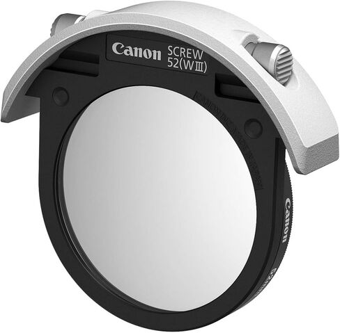 حامل مرشح لولبي لكاميرات Canon US NEWDrop-in 52، أسود، كامل الحجم (3049C001) in Kuwait