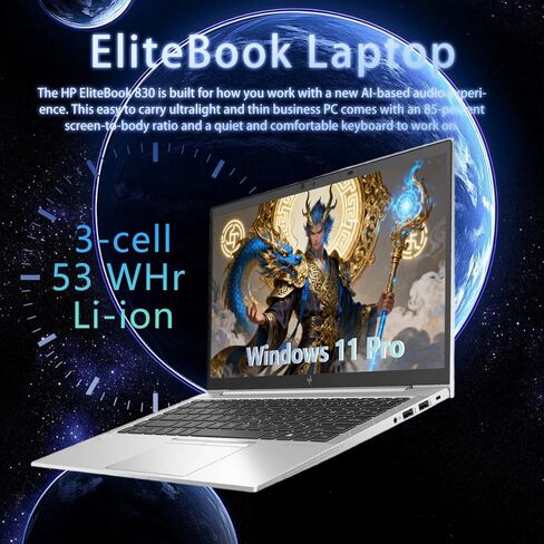 كمبيوتر محمول HP EliteBook 830 G8، كمبيوتر محمول بشاشة لمس 13.3 بوصة FHD، الجيل الحادي عشر Core i7-1185G7، ذاكرة تخزين مؤقت 12 ميجا، 3.0 جيجا هرتز حتى 4.8 جيجا هرتز، ذاكرة الوصول العشوائي 16 جيجا، محرك أقراص الحالة الصلبة 512 جيجا، Windows 11 Pro، CAM (مت in Kuwait