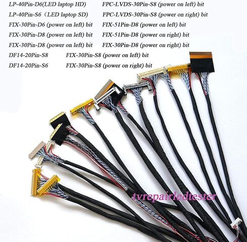 ZEZEFUFU LCD/LED Tester Panel Backlight Tester Tool Computer Laptop TV Repair Tool Support 7-84 Inch 12 Pcs Screen Line Supports 55 Screens in Saudi Arabia