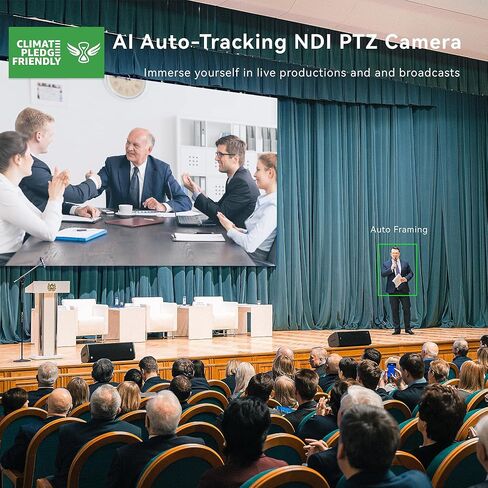 Tenveo PTZ Camera Bundle/Kits - 30X NDI AI Auto Tracking 3G-SDI/HDMI/USB3.0/LAN(PoE) PTZ Camera(*3), 7’’ LCD Quad-Screen NDI PTZ Joystick Controller and 8 Port Gigabit PoE Switch for Live Streaming in Kuwait