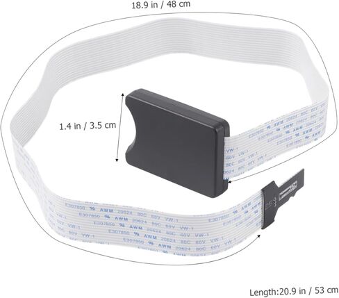 Hemoton Micro to Standard Card Extension Cable Cable for GPS Car DVD ومعدات موسع مرن لسهولة الاتصال والتوافق مع البطاقات ذات السعة الكبيرة in Kuwait