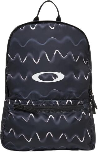 حقيبة ظهر Oakley للجنسين The Freshman قابلة لإعادة التدوير، فانيش لاينز باللون الأسود، مقاس واحد in Kuwait