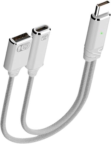 C إلى USB وكابل محول الشحن لأجهزة النوع C مع إمكانية الموسيقى المتوافقة مع أجهزة الكمبيوتر اللوحية والهواتف in Kuwait