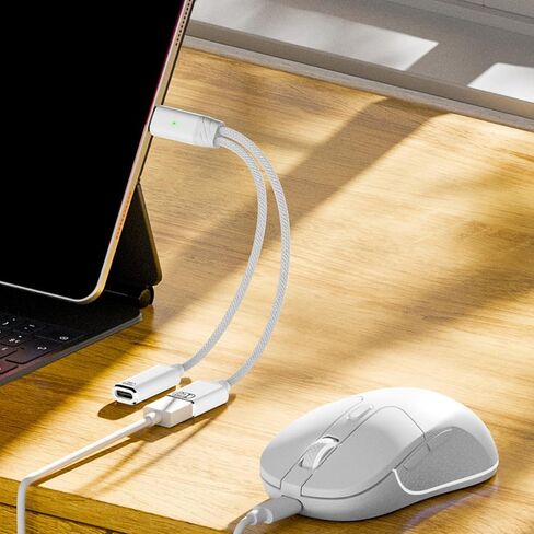 C إلى USB وكابل محول الشحن لأجهزة النوع C مع إمكانية الموسيقى المتوافقة مع أجهزة الكمبيوتر اللوحية والهواتف in Kuwait