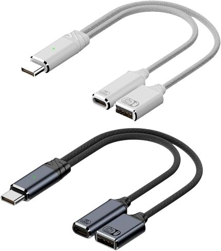 C إلى USB وكابل محول الشحن لأجهزة النوع C مع إمكانية الموسيقى المتوافقة مع أجهزة الكمبيوتر اللوحية والهواتف in Kuwait