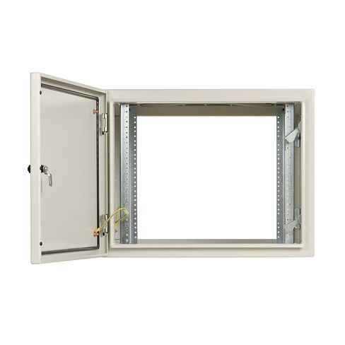 حاوية حامل خادم الحماية Tripp Lite 9U Locking Industrial Wallmount NEMA 4، ظهر مفصلي، عمق 32 بوصة، هيكل معدني عالي التحمل، رمادي، ضمان لمدة 5 سنوات (SRN4G9USDP) in Kuwait
