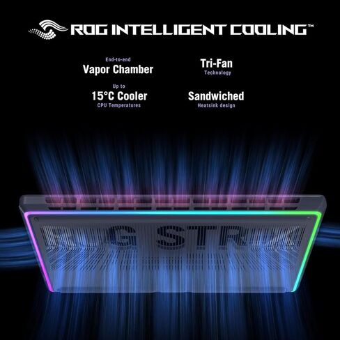 كمبيوتر محمول للألعاب ASUS ROG Strix G18، مقاس 18 بوصة Nebula 16:10 2.5K 240 هرتز/3 مللي ثانية، GeForce RTX™ 5070، Intel® Core™ Ultra 9 275HX، 32 جيجابايت DDR5-5600، 1 تيرابايت PCIe Gen 4 SSD، Wi-Fi 7، Windows 11 Pro in Saudi Arabia