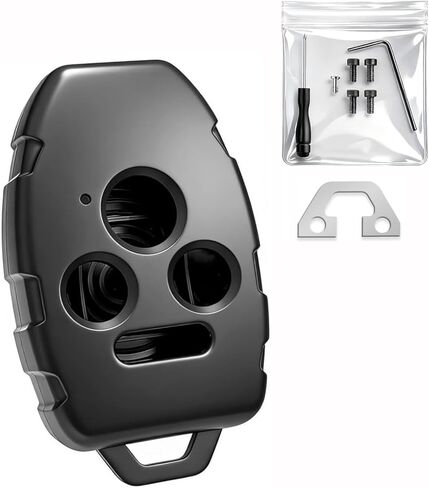 for Honda Key Fob Shell Replacement Civic Accord Fit CR-Z CR-V Pilot Odyssey Insight Crosstour Element Ridgeline,for Acura TSX Key Fob Case Cover (Check Fitment Guide) (Black, 4 Button) in Saudi Arabia