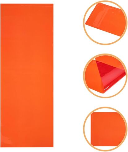 ورقة فلتر جل من MERRYHAPY Sunset Ambiance Light مقاس 30 سم × 300 سم، طبقة برتقالية للحيوانات الأليفة لتصحيح الإضاءة الفوتوغرافية وطبقة ناشر ضوء المسرح in Kuwait