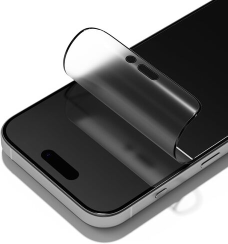 واقي شاشة RhinoShield متوافق مع iPhone 17/17 Pro / 16 Pro | Impact Protector PRO - فائق الوضوح، مقاوم للصدمات والخدش، مضاد للضوء الأزرق، يتضمن أداة التثبيت - شفاف in Kuwait