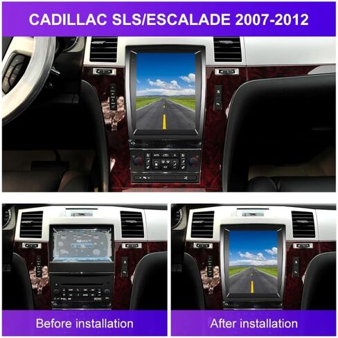 راديو سيارة Android 15 لسيارة كاديلاك إسكاليد 2009 مع Carplay اللاسلكي وAndroid Auto، شاشة لمس 9.7 بوصة لراديو SLS يدعم نظام تحديد المواقع العالمي (GPS)، واي فاي بلوتوث FM SWC، كاميرا احتياطية 4G + 64 جيجابايت in Saudi Arabia
