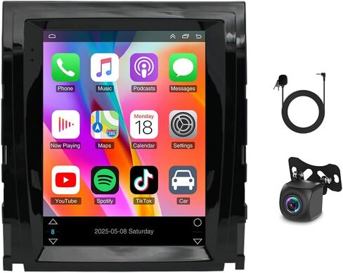 راديو سيارة Android 15 لسيارة كاديلاك إسكاليد 2009 مع Carplay اللاسلكي وAndroid Auto، شاشة لمس 9.7 بوصة لراديو SLS يدعم نظام تحديد المواقع العالمي (GPS)، واي فاي بلوتوث FM SWC، كاميرا احتياطية 4G + 64 جيجابايت in Saudi Arabia