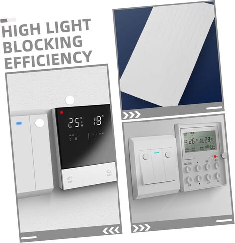 Luxshiny 3sheet Light Dimming Stickers Led Blackout Stickers for Glare Reduction Electronic Cover for Enhanced Privacy Light Film Cover for Monitors Alarm Clocks in Saudi Arabia