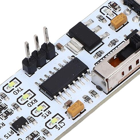VBESTLIFE FT232 CH343 USB 2.0 to TTL Module Serial Converter Adapter Module, USB to TTL Downloader with Jumper Wires, Support 5V 3.3V 2.5V 1.8V in Saudi Arabia