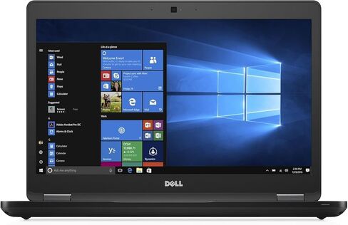 كمبيوتر محمول Dell Latitude 14 5000 5480 للأعمال: 14 بوصة HD (1366x768)، Intel Core i7-6600U، 500 جيجابايت HDD، 8 جيجابايت DDR4، NVIDIA 930MX 2GB GDDR5 vRAM، WiFi + Bluetooth، Windows 11 Professional (متجدد) in Kuwait