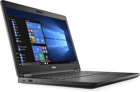 كمبيوتر محمول Dell Latitude 14 5000 5480 للأعمال: 14 بوصة HD (1366x768)، Intel Core i7-6600U، 500 جيجابايت HDD، 8 جيجابايت DDR4، NVIDIA 930MX 2GB GDDR5 vRAM، WiFi + Bluetooth، Windows 11 Professional (متجدد) in Kuwait